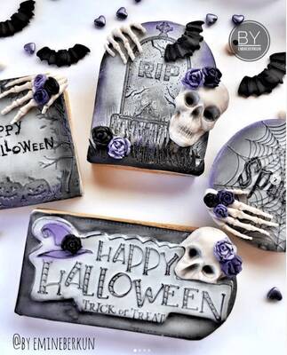 3D-plastic cutter HALLOWEEN LETTERING-2; 11*4,85cm