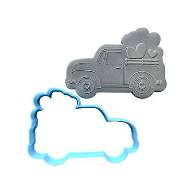 Plastik kalıp LOVE TRUCK; 9,8*6,9 cm