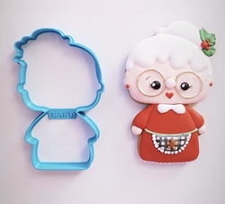 Paku Malzeme - 3D-plastic cutter MRS.CLAUS; 10*6,3 cm