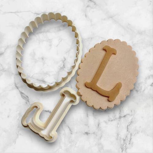 Plastik kalıp SCALLOPPED OVAL