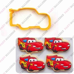 Paku Malzeme - 3D-plastic cutter Lightning McQueen; 9,8*5,4 cm