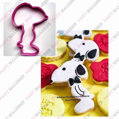 3D-plastic cutter Snoopy; 8,4*5,7 cm