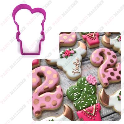 3D-plastic cutter Chubby Cactus; 10*6,6 cm