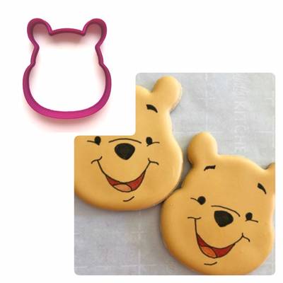 3D-plastic cutter Winnie the Pooh; 8,5*7,5 cm