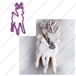 Paku Malzeme - 3D-plastic cutter Elegant Deer; 11*4,3 cm