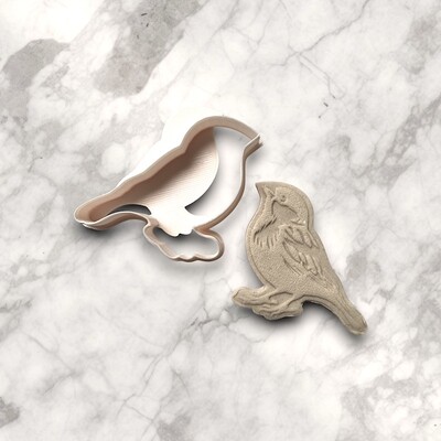 Paku Malzeme - Plastik kesici kalıp BIRD-2; 57*46 mm