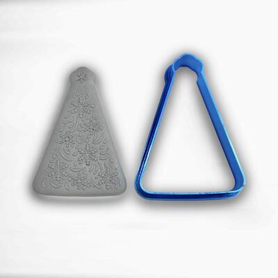 3D-plastic cutter EMBOSSED TREE; 7,0 cm
