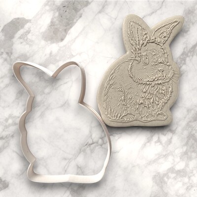 Paku Malzeme - Plastik kesici kalıp FUR BUNNY; 80x65 mm Paku Malzeme - Plastik kesici kalıp FUR BUNNY; 80x65 mm