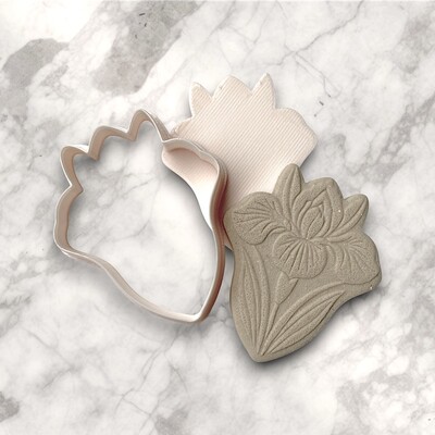 Paku Malzeme - Plastik kesici kalıp IRIS-2; 52x45 mm