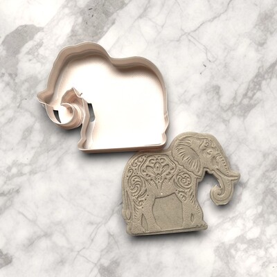 Paku Malzeme - Plastik kesici kalıp MANTRA ELEPHANT; 74*61 mm
