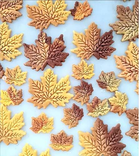 Plastik kesici kalıp ve baskı seti MAPLE LEAF