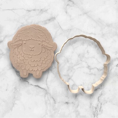 Paku Malzeme - Plastik kesici kalıp QURBAN SHEEP; 82x76 mm