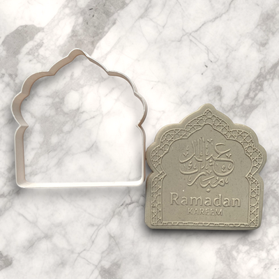 Paku Malzeme - Plastik kesici kalıp RAMADAN KAREEM-3; 75x70 mm Paku Malzeme - Plastik kesici kalıp RAMADAN KAREEM-3; 75x70 mm