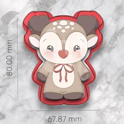 Paku Malzeme - Plastik kesici kalıp REINDEER