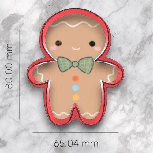 Plastik kesici kalıp GINGERBREAD MAN