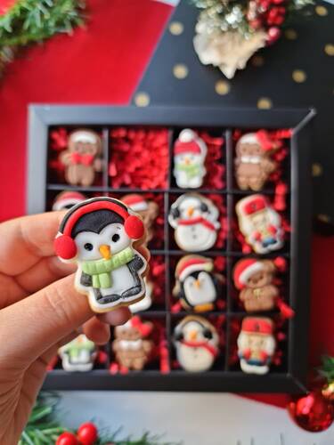 Plastik kesici kalıp ve baskı seti PENGUIN