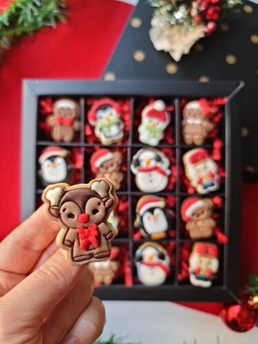 Plastik kesici kalıp ve baskı seti REINDEER