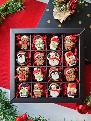 Plastik kesici kalıp ve baskı seti SNOWMAN-2