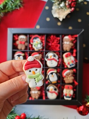 Paku Malzeme - Plastik kesici kalıp ve baskı seti SNOWMAN (1)