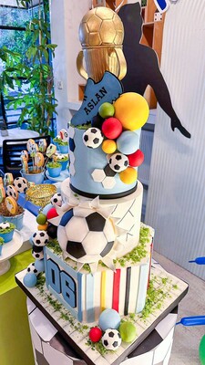 Plastik kopat seti FOOTBALL; 5 cm - Thumbnail