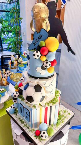 Plastik kopat seti FOOTBALL; 5 cm