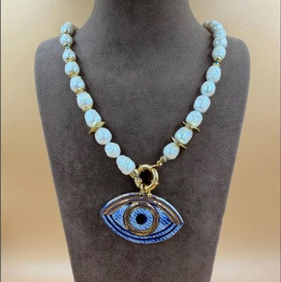 Plastik mini kalıp BOHO EYES; 2 parçalı kesici + baskı - Thumbnail