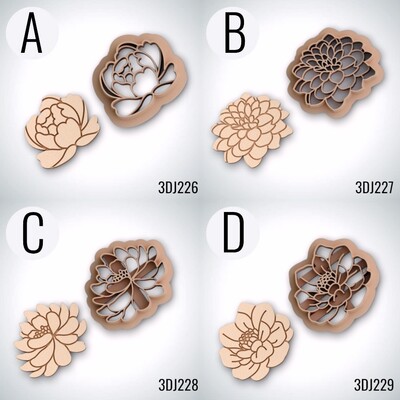 Paku Malzeme - Plastik mini kalıp FALL THEME-4