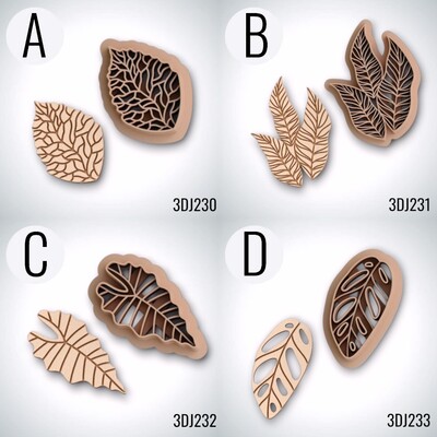 Paku Malzeme - Plastik mini kalıp FALL THEME-5