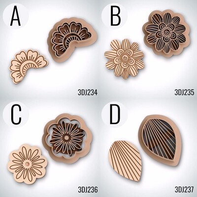 Paku Malzeme - Plastik mini kalıp FALL THEME-6