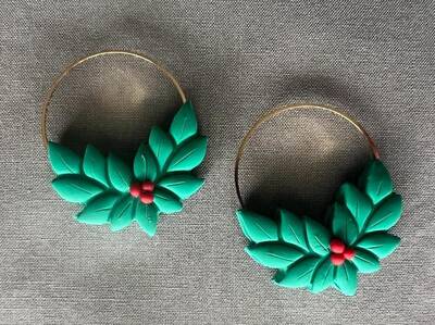 Plastik mini kalıp FLORAL WREATH; 3,5 cm