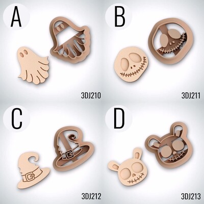 Paku Malzeme - Plastik mini kalıp HALLOWEEN TEMASI-9