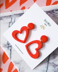 Paku Malzeme - 3D-Plastic mini cutter Heart Frame; 3,1*3,5 cm (1)