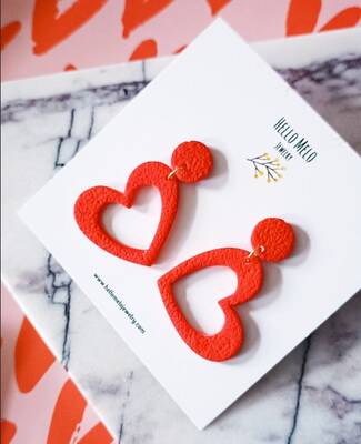 3D-Plastic mini cutter Heart Frame; 3,1*3,5 cm
