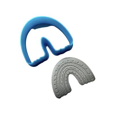 3D-Plastic mini cutter Love Rainbow; 3,2*4,0 cm