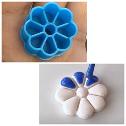 Paku Malzeme - 3D-Plastic mini cutter Mini Blossom; 20 mm