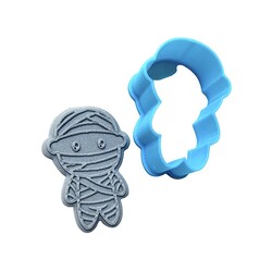 Paku Malzeme - 3D-Plastic mini cutter Mummy/Vodoo; 42*30 mm