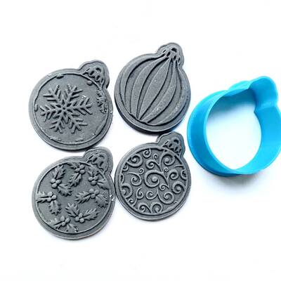 Plastik mini kalıp ORNAMENT; 3,6*3,0 cm