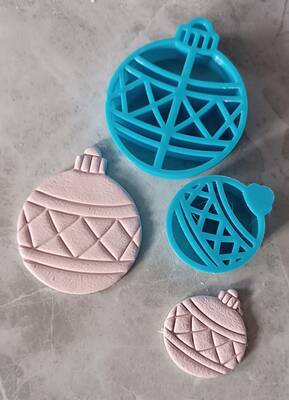 Plastik mini kalıp XMAS ORNAMENT-1; 4 cm