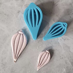 Paku Malzeme - Plastik mini kalıp XMAS ORNAMENT-2; 4 cm (1)