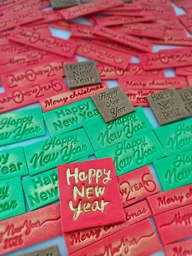 Plastik stamp kaşe 2026; 75 mm