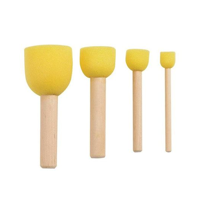 Ponpon sünger fırça 4lü set