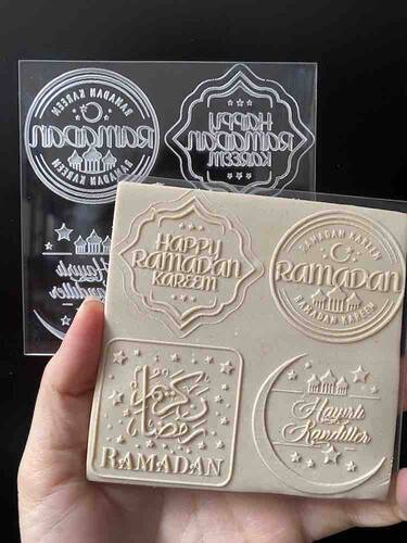 Pop-it acrylic stamp RAMADAN GREETINGS; 10x10 cm