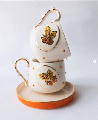 Pop-it mini acrylic stamp Acorn; 5,0*3,0 cm - Thumbnail