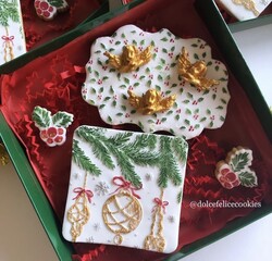 Pop-it mini acrylic stamp Mistletoe Berry; 5x3 cm - Thumbnail