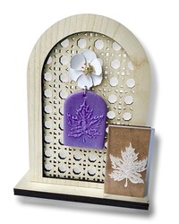 Paku Malzeme - Pop-it mini acrylic stamp Botanical Series-20; 5,0*3,0 cm