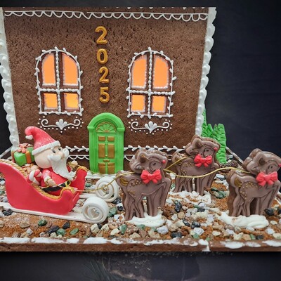 Pop-it stamp kaşe Elegant Bambi; 10,0*8,0 cm - Thumbnail