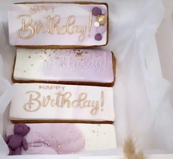 Pop-it acrylic stamp HAPPY BIRTHDAY; 10,2*5,6 cm - Thumbnail