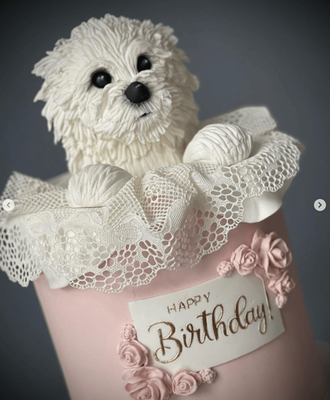 Pop-it acrylic stamp HAPPY BIRTHDAY; 10,2*5,6 cm