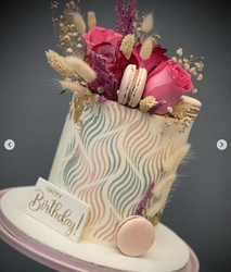 Pop-it acrylic stamp HAPPY BIRTHDAY; 10,2*5,6 cm - Thumbnail