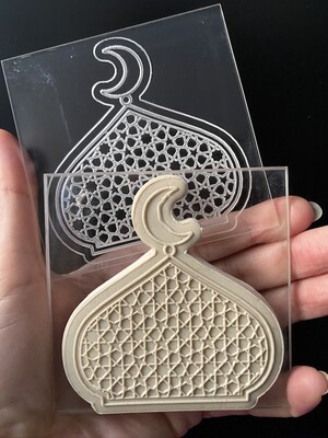 Paku Malzeme - Pop-it stamp kaşe KUBBE; 8x8 cm Paku Malzeme - Pop-it stamp kaşe KUBBE; 8x8 cm